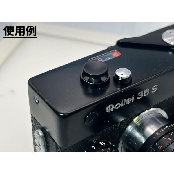 ���[���C35�p�\�t�g�V���b�^�[�����[�X�{�^��(�N���[��) rollei 35 ���[���C35s�ȂǂɎg�p�� ���i�摜3