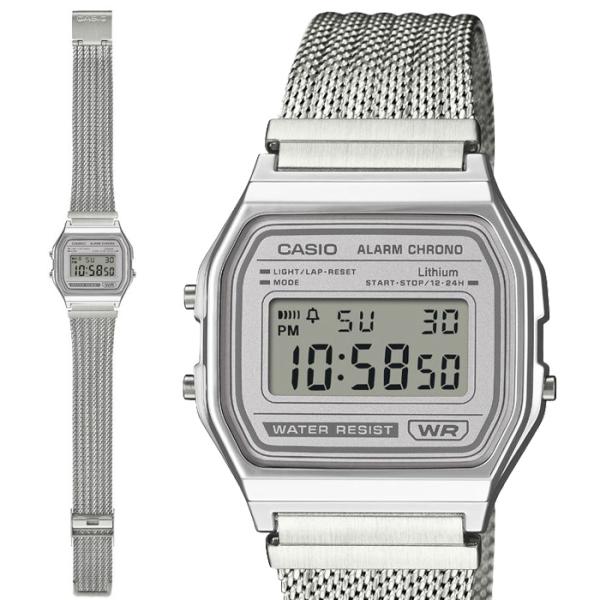 CASIO（カシオ） 国内正規保証 “CLASSIC” A158WEM-7JF シルバー