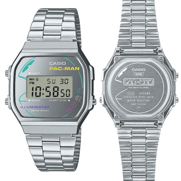 新品未使用品　CASIO パックマンコラボ A168WEPC-7AJR シルバー CASIO “Casio Collection” A168WEPC-7AJR シルバー PAC-MAN限定
