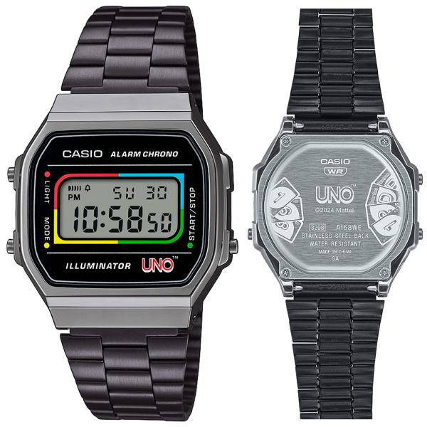 新品未使用品　CASIO A168WEUC-1AJR UNOコラボモデル pgq-store_a168weuc-1ajr