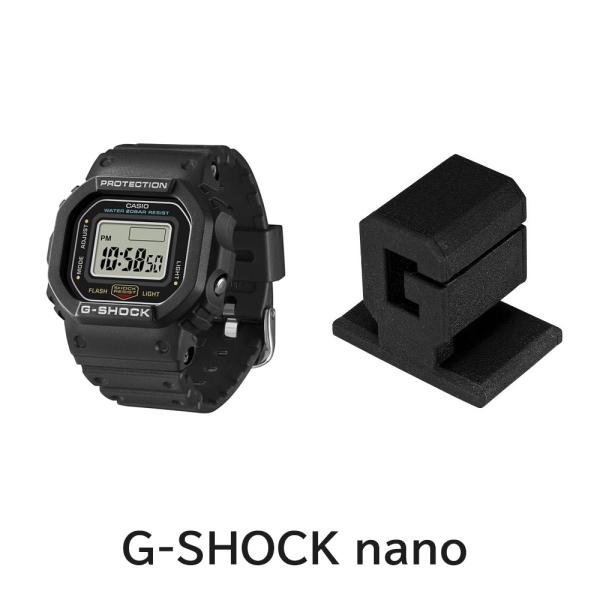 【予約商品キャンセル不可】CASIO “G-SHOCK nano” DWN-5600-1JR　BLACK　リングウォッチ　1/10サイズ　カシオ　Gショック　20気圧防水　国内正規品