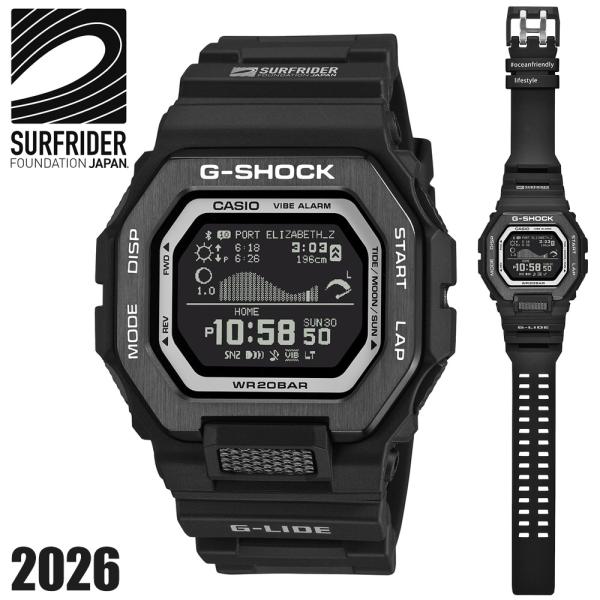 G-SHOCK CASIO “G-SHOCK” G-LIDE GBX-100SFJ-1JR SURFRIDER FOUNDATION