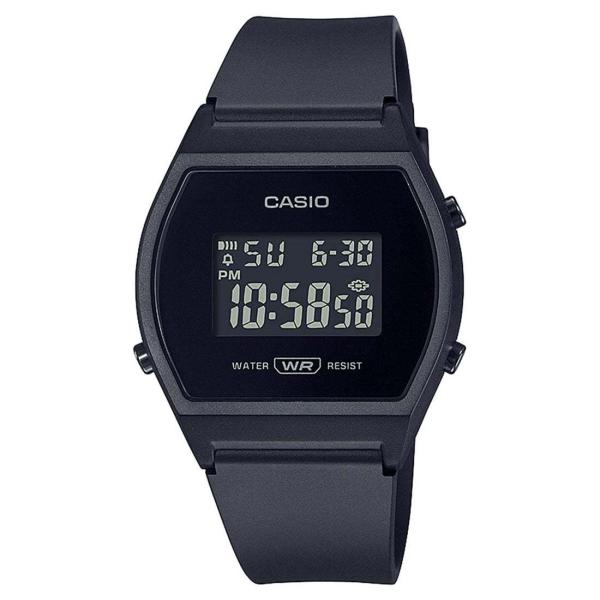 CASIO Standard Watch LW-204-1BJF ブラックバンド＋ブラックケース　オールブラックモデル　カシオ　チプカシ ギフト プチプラ　国内正規品　定番