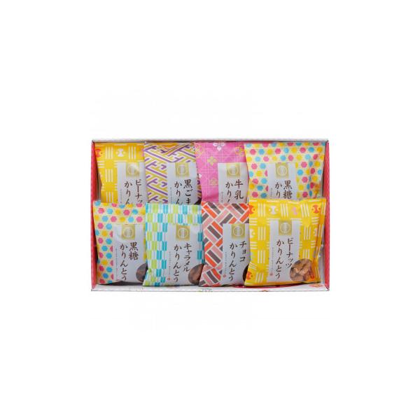 6種類のフレーバーを楽しめるかりんとう詰め合わせです。