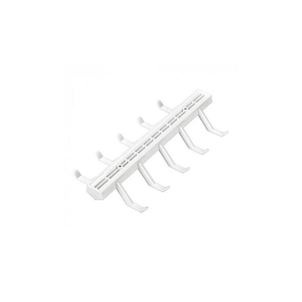 スライド式で取り出しやすく、棚やキャビネット、クローゼットの下など好きな場所に取り付け可能なカップ掛けです。