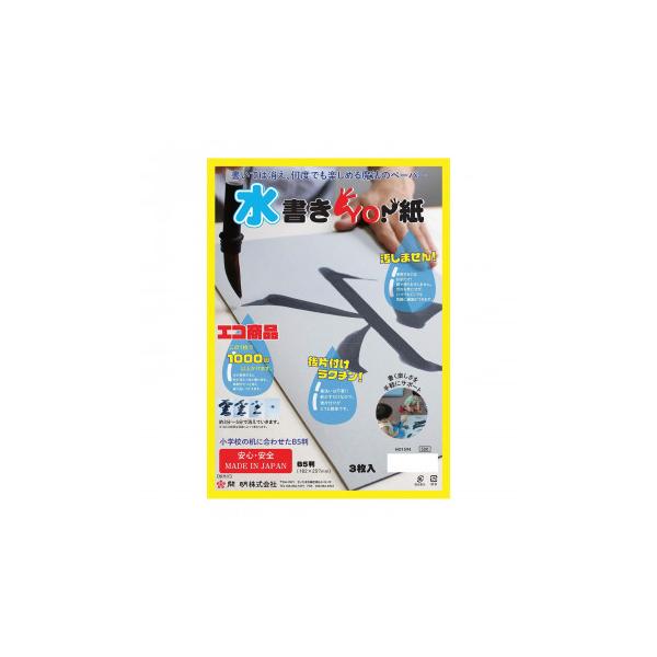 開明 水書きYO! 紙 B5判 3枚入 HO1594