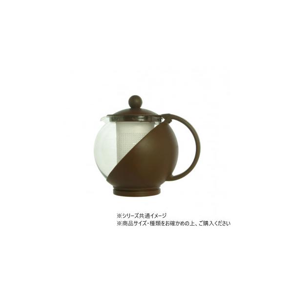 COLOREDティーサーバー茶こし付 ブラウン 703206