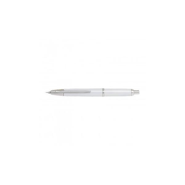 パイロット 万年筆 キャップレス デシモ パールホワイト 細字