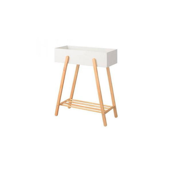 玄関周りやリビングのプランターやディスプレイ収納として幅広く使えるプランタースタンドです。たっぷり収納できる大容量スペース。ボックス底面は底穴無しの仕様なので下へ水がこぼれることもなく安心。汚れが付きにくくお手入れも簡単。プランター下段には...