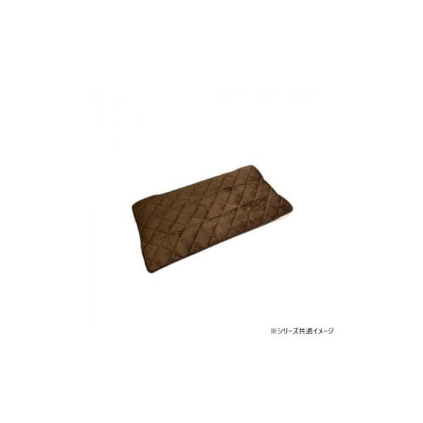 フランネル長座布団パッド 68×120cm BR・ブラウン 5813