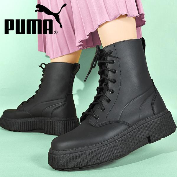 PUMA 30%off プーマ レディース 厚底 ブーツ ヒール高3.5cm PUMA 30%off プーマ レディース 厚底 ブーツ ヒール高3.5cm