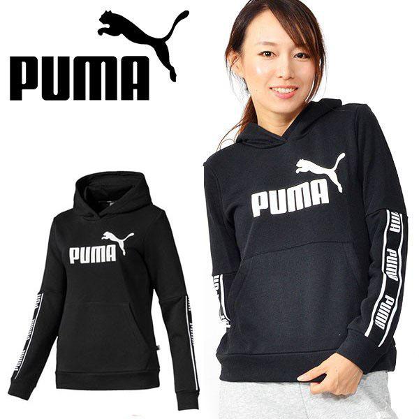 40 Off プルオーバー パーカー プーマ Puma レディース Amplified フーディ ラインテープロゴ トレーナー スウェット 19秋 新作 Ray Green 通販 Yahoo ショッピング