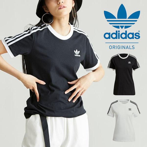 アディダス オリジナルス 半袖 Tシャツ Adidas Originals レディース 3 Stripes Tee ワンポイント ロゴ 3本ライン Adi Ray Green 通販 Yahoo ショッピング