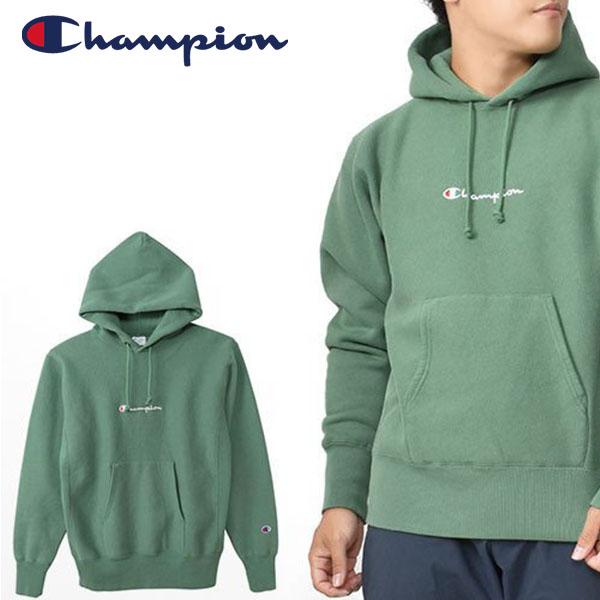 長袖 パーカー チャンピオン Champion メンズ リバースウィーブ プルオーバー スウェットパーカー 11 5oz グリーン 緑 秋冬新作 送料無料 C3 S111 C3s111 B Ray Green 通販 Yahoo ショッピング