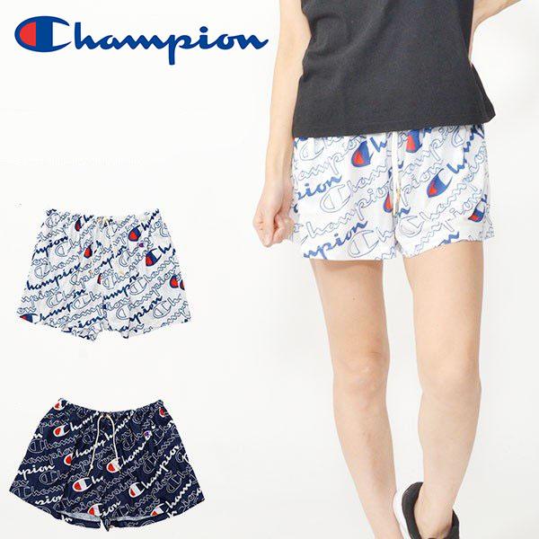 ショートパンツ チャンピオン Champion レディース Flare Shorts ショーツ 短パン ロゴ Off Cw Ps505 Cwps505 Ray Green 通販 Yahoo ショッピング