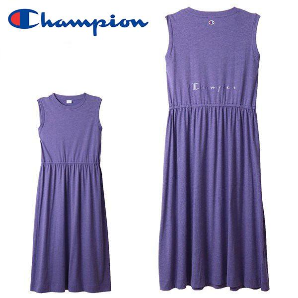 30 Off ノースリーブ ワンピース チャンピオン Champion レディース ウィメンズ スリーブレスワンピース パープル 紫 春夏新作 Cw R319 Cwr319 B Ray Green 通販 Yahoo ショッピング