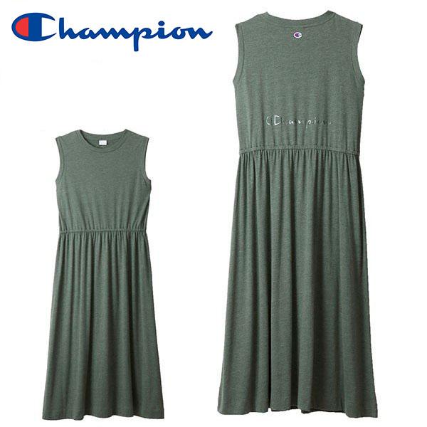 30 Off ノースリーブ ワンピース チャンピオン Champion レディース ウィメンズ スリーブレスワンピース グリーン 緑 2020春夏新作 Cw R319 Cwr319 C Ray Green 通販 Yahoo ショッピング