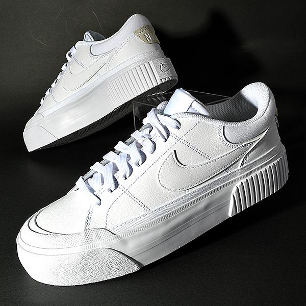 ナイキ スニーカー レディース NIKE WMNS コート レガシー リフト 白靴
