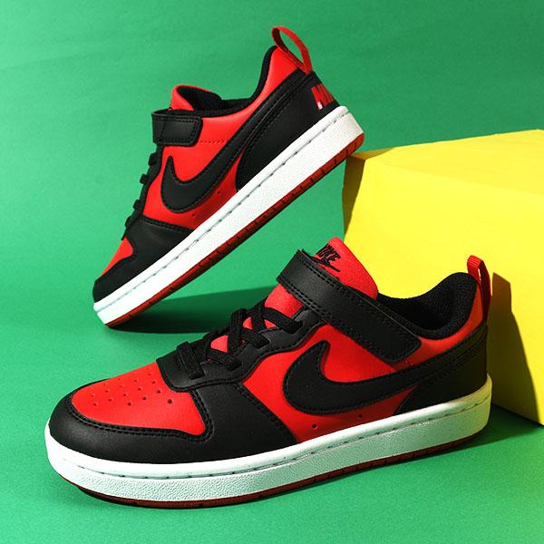 NIKE（ナイキ） スニーカー キッズ コート ボロー LOW リクラフト PS