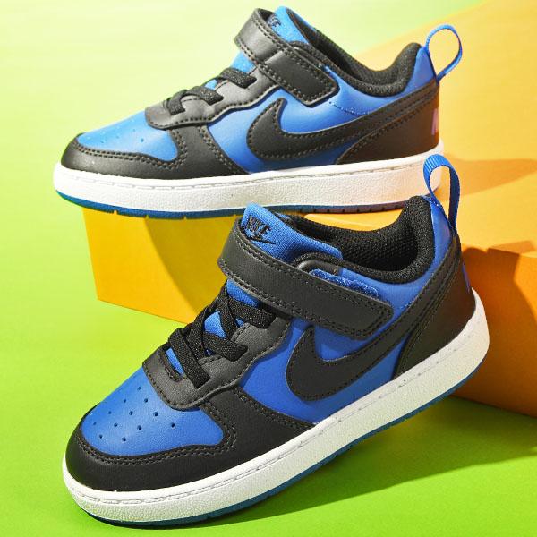 NIKE ナイキ スニーカー キッズ ベビー コート ボロー LOW リクラフト 