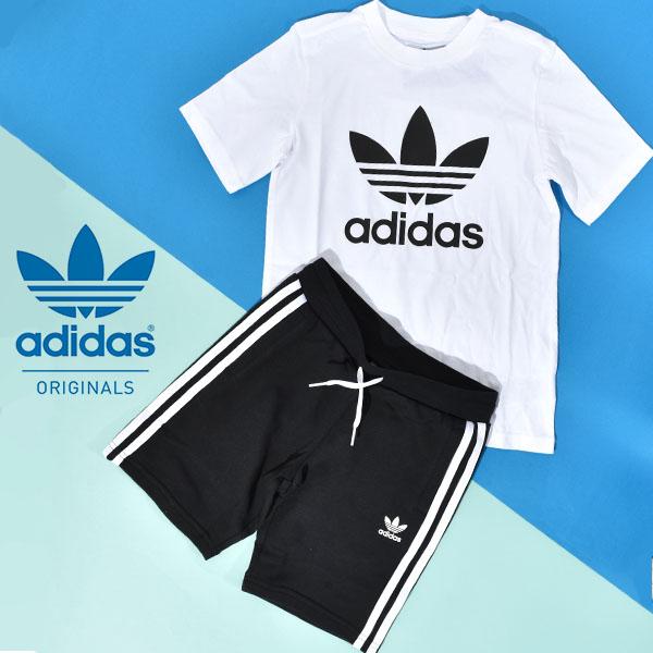 30%off アディダス キッズ 上下セット 半袖Tシャツ ショートパンツ