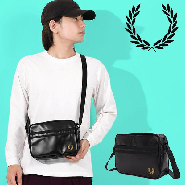 FRED PERRY（フレッドペリー） スクエア ミニショルダーバッグ メンズ