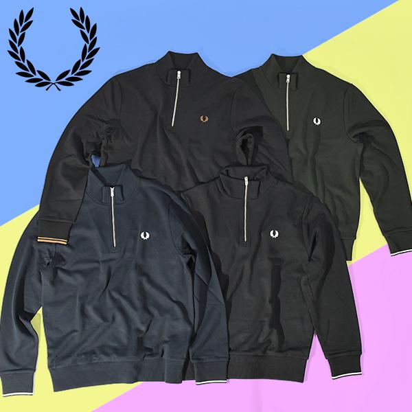 フレッドペリー ハーフ ジップ スウェット FRED PERRY メンズ