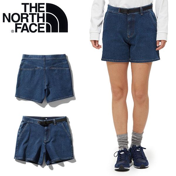 ショートパンツ The North Face ザ ノースフェイス レディース デニム クライミング ショート 春夏新作 Nbw406 ストレッチ Nbw406 Ray Green 通販 Yahoo ショッピング