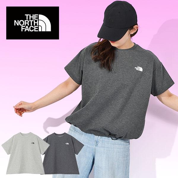 ノースフェイス　半袖　グレー　レディースXL THE NORTH FACE ザ・ノース・フェイス レディース 半袖 Tシャツ