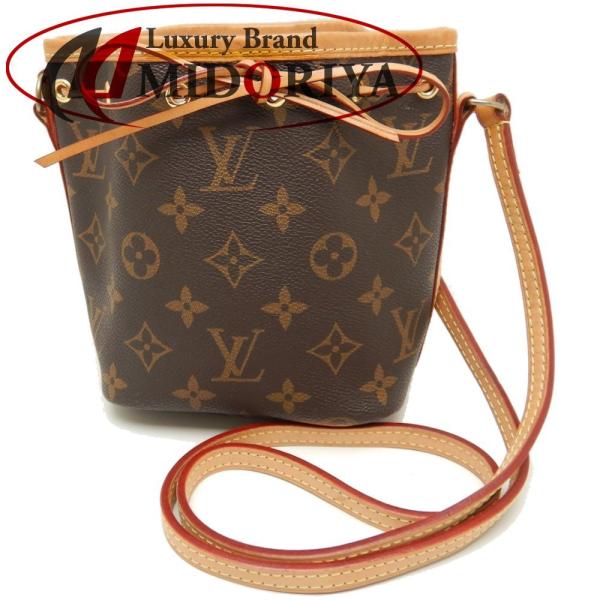 ルイヴィトン M41346 ショルダーバッグ ブラウン  LOUIS VUITTON ナノノエ モノグラム Amazon | [ルイヴィトン] ナノノエ モノグラム ブラウン レザー 巾着