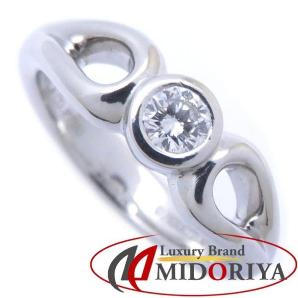 専用 美品 TIFFANY&Co. ダブル ティアドロップ プラチナダイヤリング TIFFANY&Co. ティファニー ダイヤモンドリング ダブルオープン