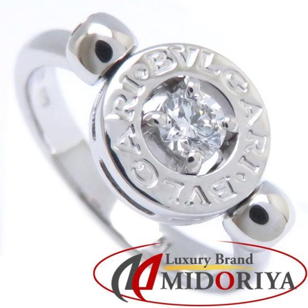 美品 BVLGARI ブルガリ フリップリング K18WG 約10号 BVLGARI ブルガリ ブルガリブルガリ フリップ リング K18WG