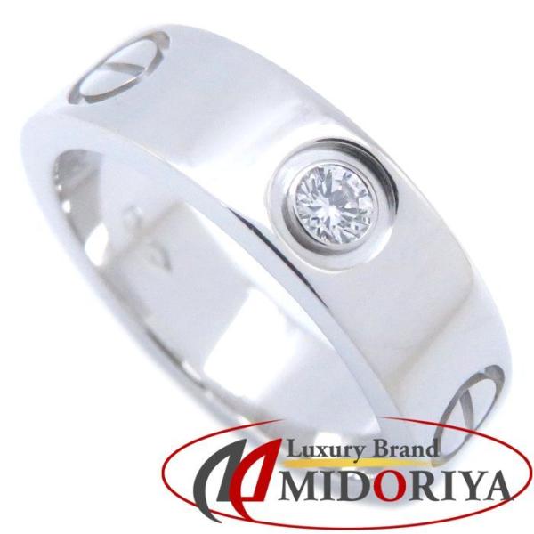 Cartier カルティエ Pt950 リング ダイヤ 1P バンド 7号 Cartier カルティエ リング ミミスター 7号 指輪 Pt950プラチナ