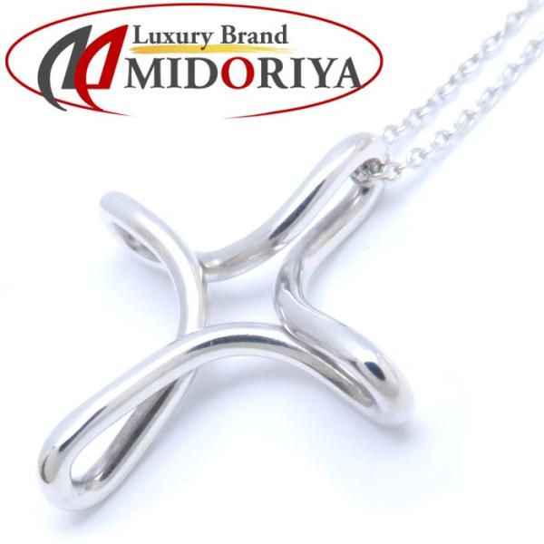 良品　Tiffany インフィニティクロス　1636 ネックレス　男女どちらでも TIFFANY&Co. ティファニー インフィニティクロス ネックレス