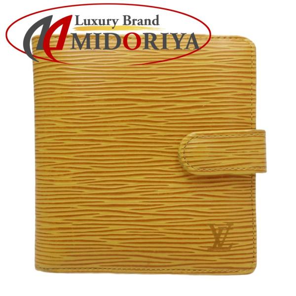 ルイヴィトン エピ 折り財布 ポルト ビエ コンパクト M63559 イエロー  