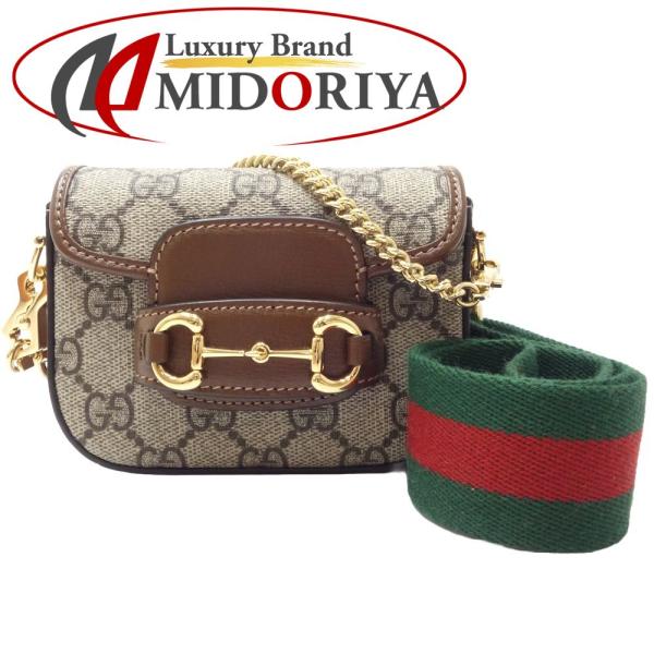 GUCCI グッチ ウォレットチェーン ショルダーストラップ ホース