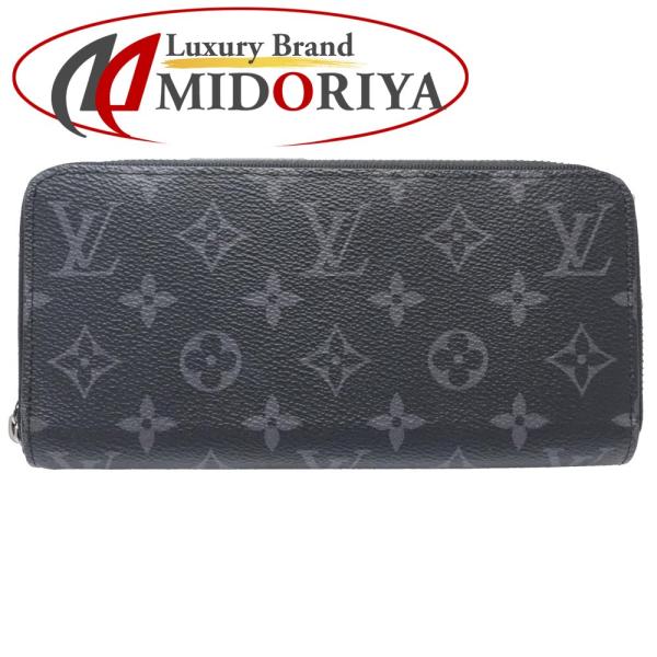 ルイヴィトン 長財布 ジッピーウォレット ホリゾンタル モノグラム エクリプス M11611 LOUIS VUITTON 極美品 【中古】 LOUIS VUITTON（ルイ・ヴィトン） 長財布 ジッピーウォレット