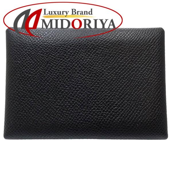 【超美品】HERMES エルメス カルヴィデュオ 黒 W刻印 ヴォーエプソン HERMES（エルメス） 【新品】W刻印(2024年製造)エルメス カルヴィ