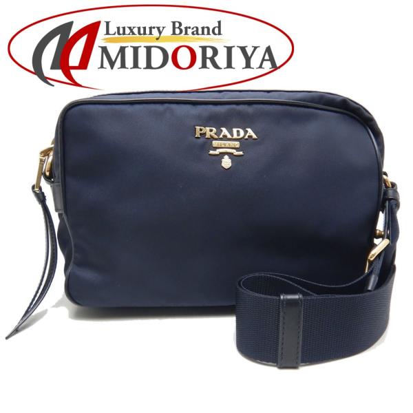 PRADA（プラダ） 1BH089 ショルダーバッグ テスート ナイロンxカーフ