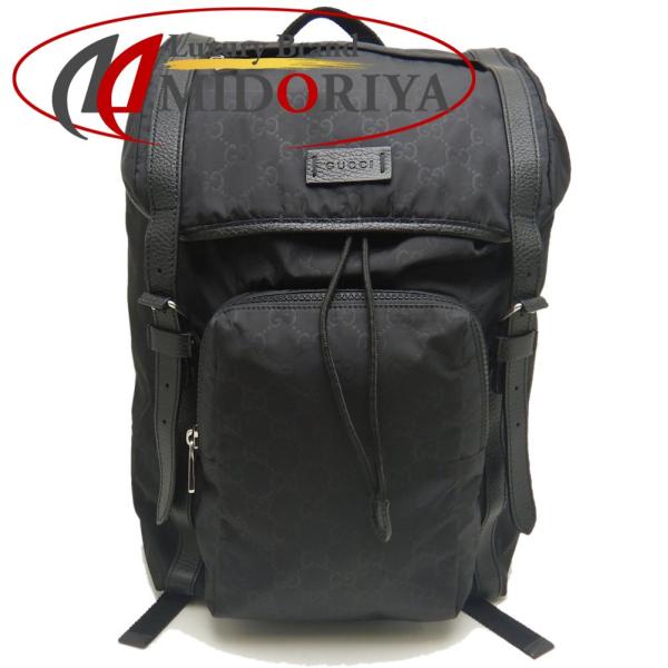 GUCCI グッチ バックパック 510336 リュック GGナイロン xレザー