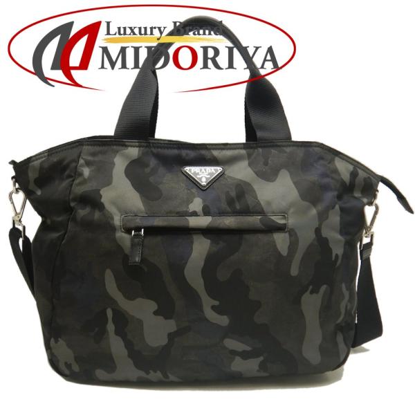PRADA ボディバッグ プラダ ショルダーバッグ VA0994 カモフラ 限定 PRADA（プラダ） BR5093 2WAY トートバッグ テスート カモフラージュ