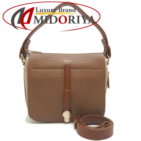 Furla フルラ エキスパンダブル F5478 ショルダーバッグ レザー ブラウン レディース /253329【中古】 FURLA（フルラ） エキスパンダブル F5478 ショルダーバッグ レザー