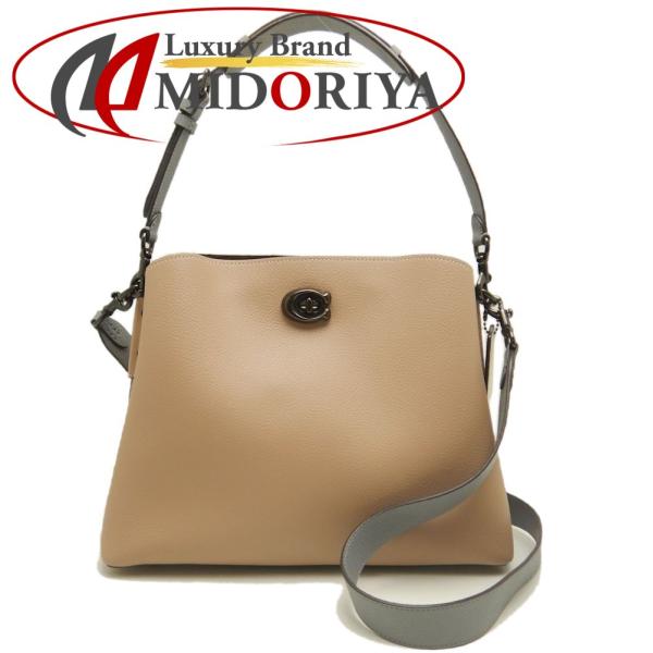 コーチ COACH ウィロウ C2590 ベージュ 2WAY バッグ ショルダーバッグ レディース【中古】 COACH（コーチ） ウィロウ ショルダーバッグ C2590 レザー ベージュ