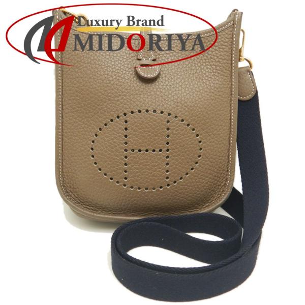 HERMES エルメス エブリン エヴリン16 TPM ミニ ショルダーバッグ トゴ エトゥープ レディース /253626【中古】 HERMES エルメス エブリン エヴリン16 TPM ミニ ショルダーバッグ トゴ