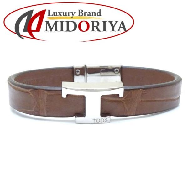 TOD'S（トッズ） TOD'S Tタイムレス ブレスレット アリゲーターxメタル