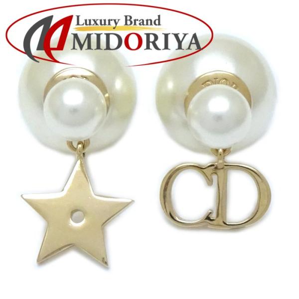 Dior ディオール トライバル CDロゴ ピアス ゴールド ギフトにも♥【Dior】《Dior Tribales》CDロゴ ピアス (Dior