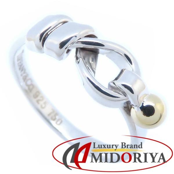 TIFFANY&Co.（ティファニー） フック＆アイ リング 指輪 15号 シルバー