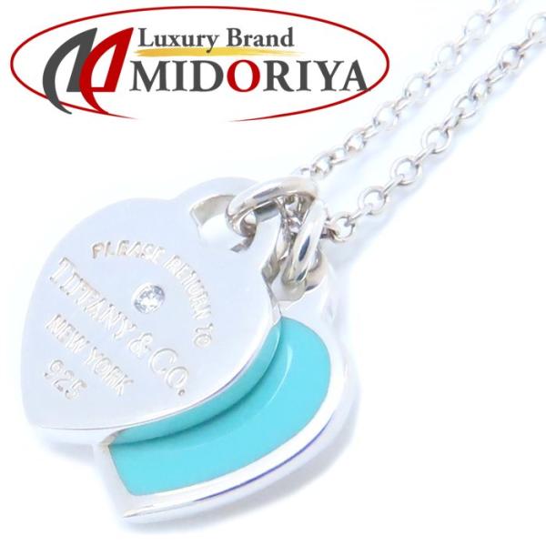 新品　リターントゥティファニー　ブルーダブルハートタグペンダント　シルバー TIFFANY&Co.（ティファニー） リターントゥティファニー ダブルハート