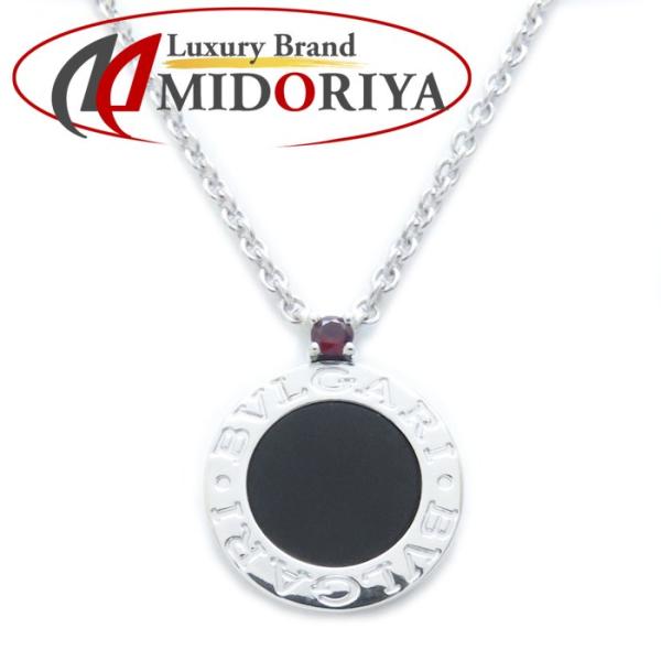 美品✨BVLGARI　ブルガリ　ネックレス　セーブザチルドレン　オニキスxルビー 美品✨BVLGARI ブルガリ ネックレス セーブザチルドレン