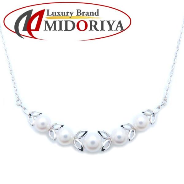 新品同様 MIKIMOTO ミキモト アコヤ真珠 パール ネックレス SV925 MIKIMOTO ミキモト ネックレス パール アコヤ真珠 約6.2〜6.9mm